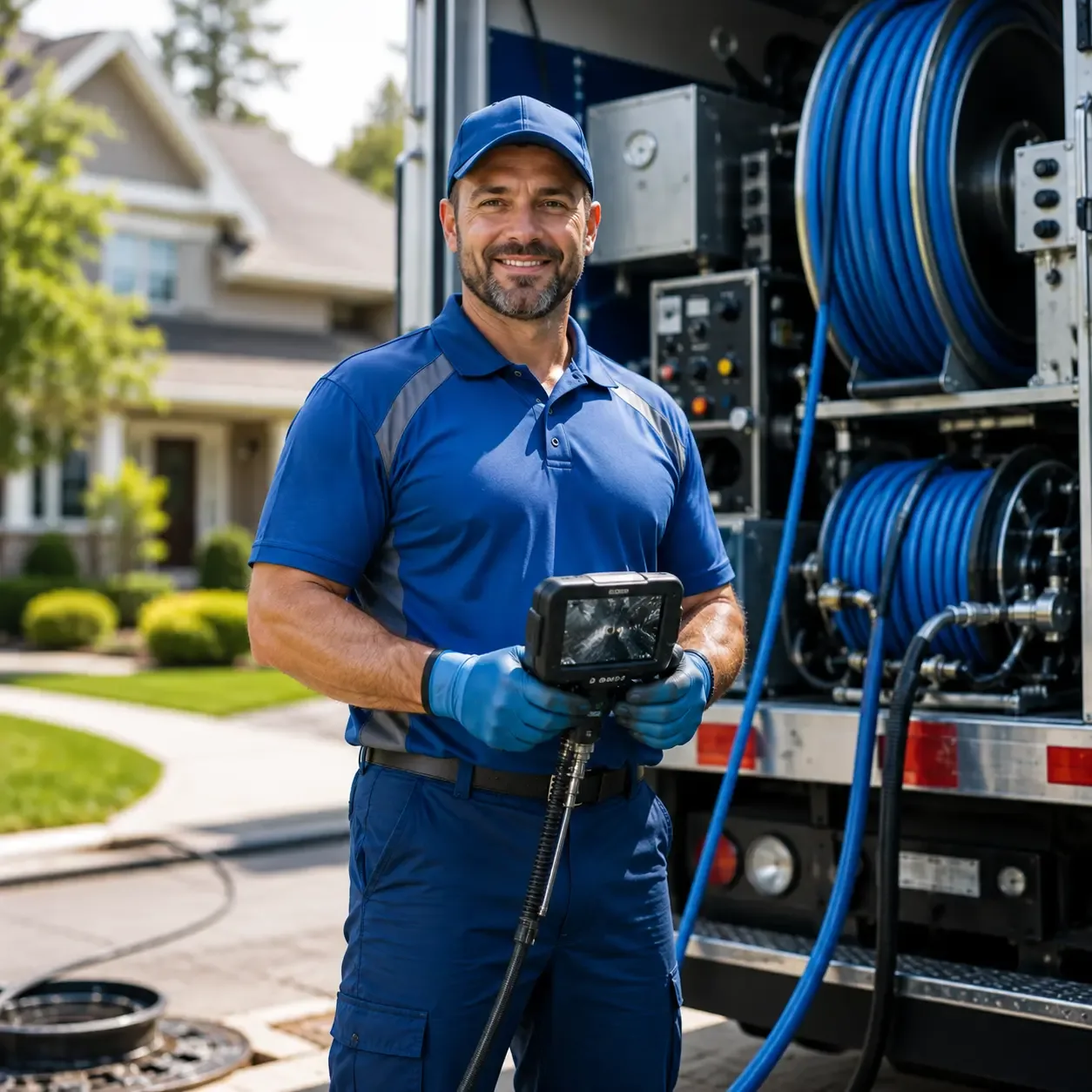 Local outdoor drain cleaning specialists in Stevensville, MI